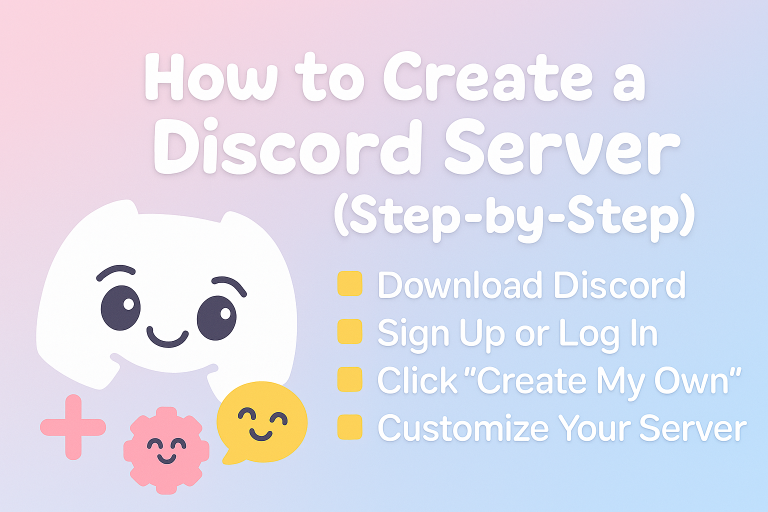 how to create discord server
