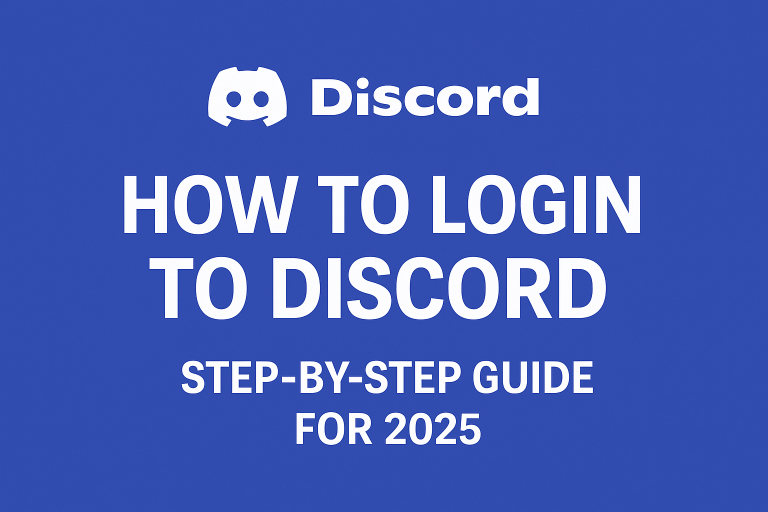 Discord login step-by-step guide for 2025