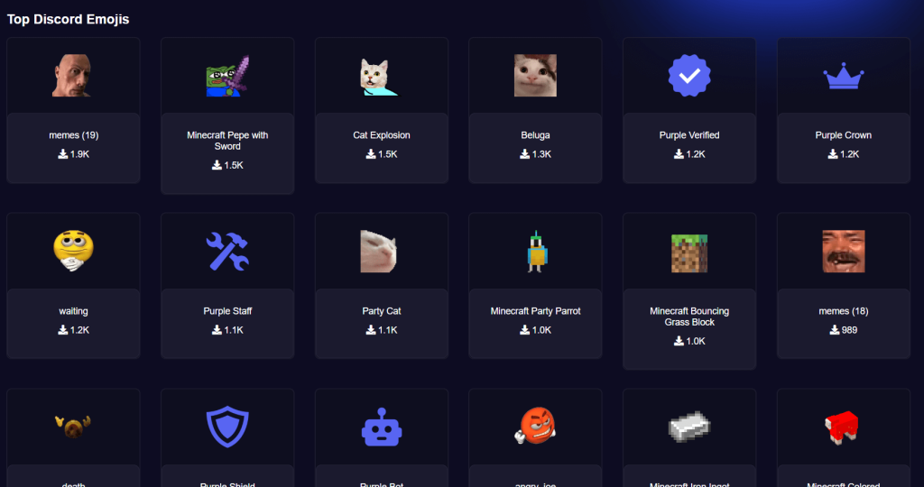 Discord house emojis