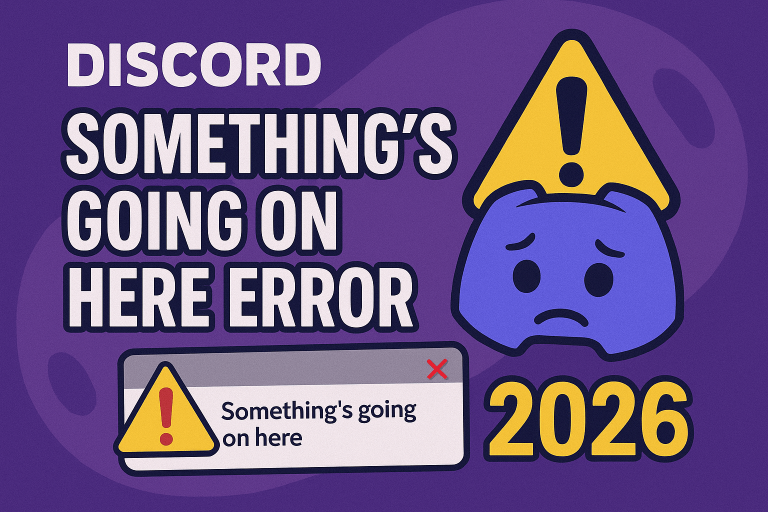 Discord something’s going on here security error with warning illustration in 2026